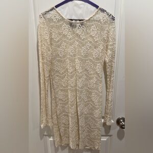 Cream crochet O’Neill dress